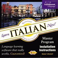 Learn Italian Now 7.0 PC MAC CD learn vocabulary words language learning tools