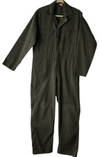 Vintage Big Ben Wrangler Coveralls Men 40 Reg Green Canvas Mechanic USA