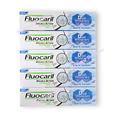 Fluocaril Double Action Fluoride Toothpaste White Expert Dual Whiteners 150g x5