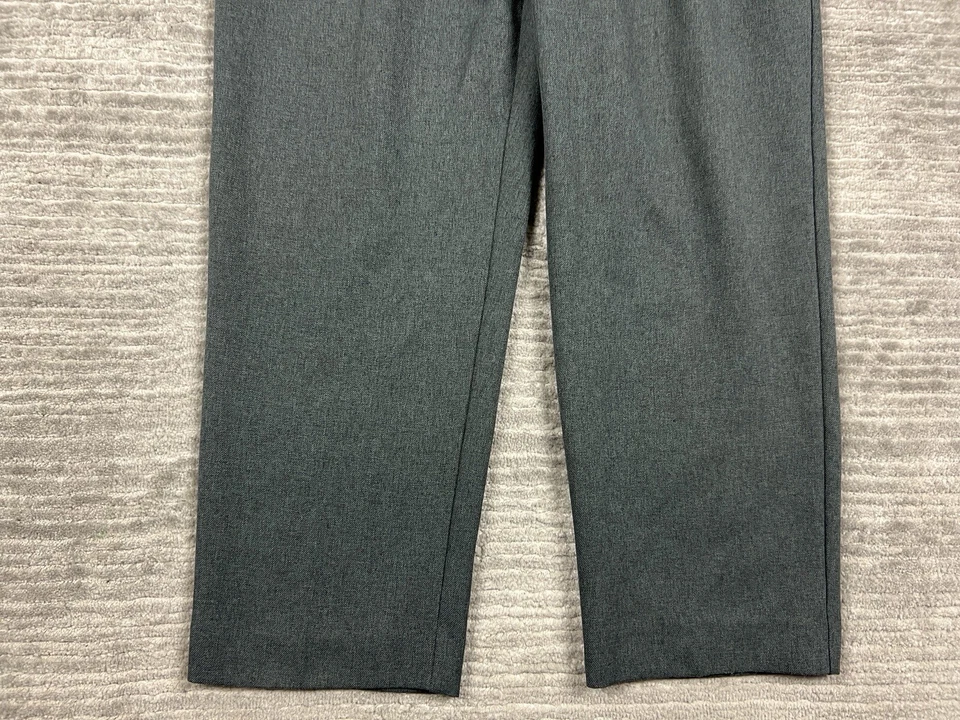 Calça Donnkenny Feminina Pequena Cinza Puxar Elástico Cintura Perna Reta - Imagem 3 de 4