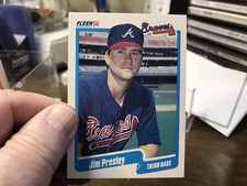 1990 Fleer Update Jim Presley #U-6