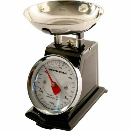 Prima 3kg Traditional Retro Mechanical Kitchen Weighing Scales 3000g