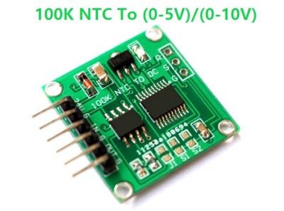 NTC Thermistor To Voltage 100K To 0-5V 0-10V Linear Conversion Transmitter Modul