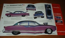 1954 Kaiser Manhattan Custom Spec Sheet Brochure Photo Info Pamphlet Willys 1954 Kaiser Manhattan Custom Spec Sheet Brochure Photo Info Pamphlet Willys
