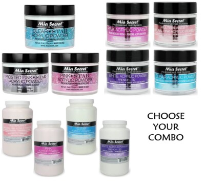 Mia Secret Professional Acrylic Nail Powder Combos - CHOOSE YOUR COMBO