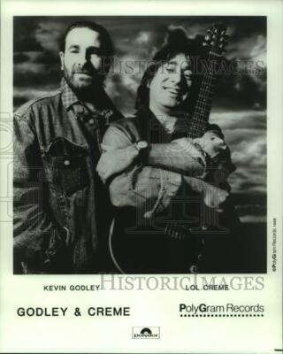 1988 Press Photo Kevin Godley, Lol Creme in Godley & Creme band