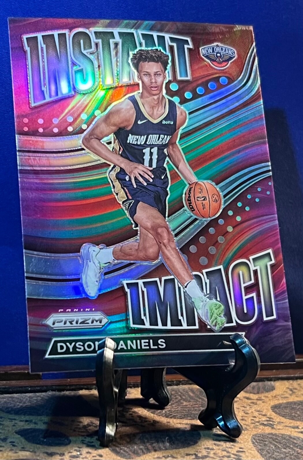 DYSON DANIELS 2022-23 Instant Impact Holo Prizm RC SILVER Rookie #21 PELICANS