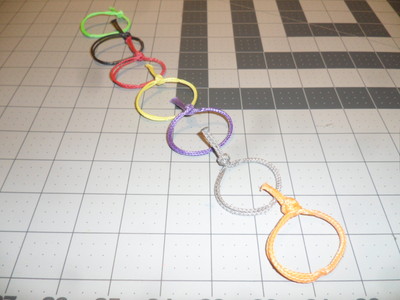 Soft Shackles 1.5 mm and  1.75 mm lightweight carabiner one pair 