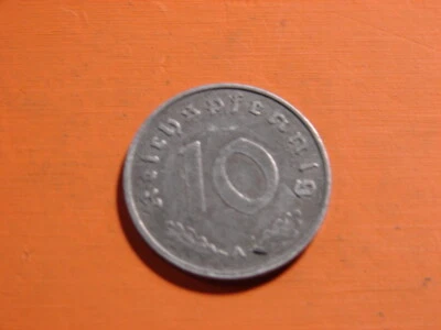 ALLEMAGNE. III REICH 10 REICHSPFENNIG 1940.A. BERLIN. - Photo 1/2