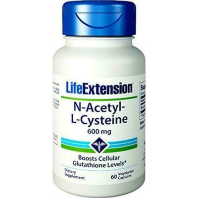 Life Extension N-Acetyl-L-Cysteine (NAC) 600mg, 60 Capsules 737870154365| eBay