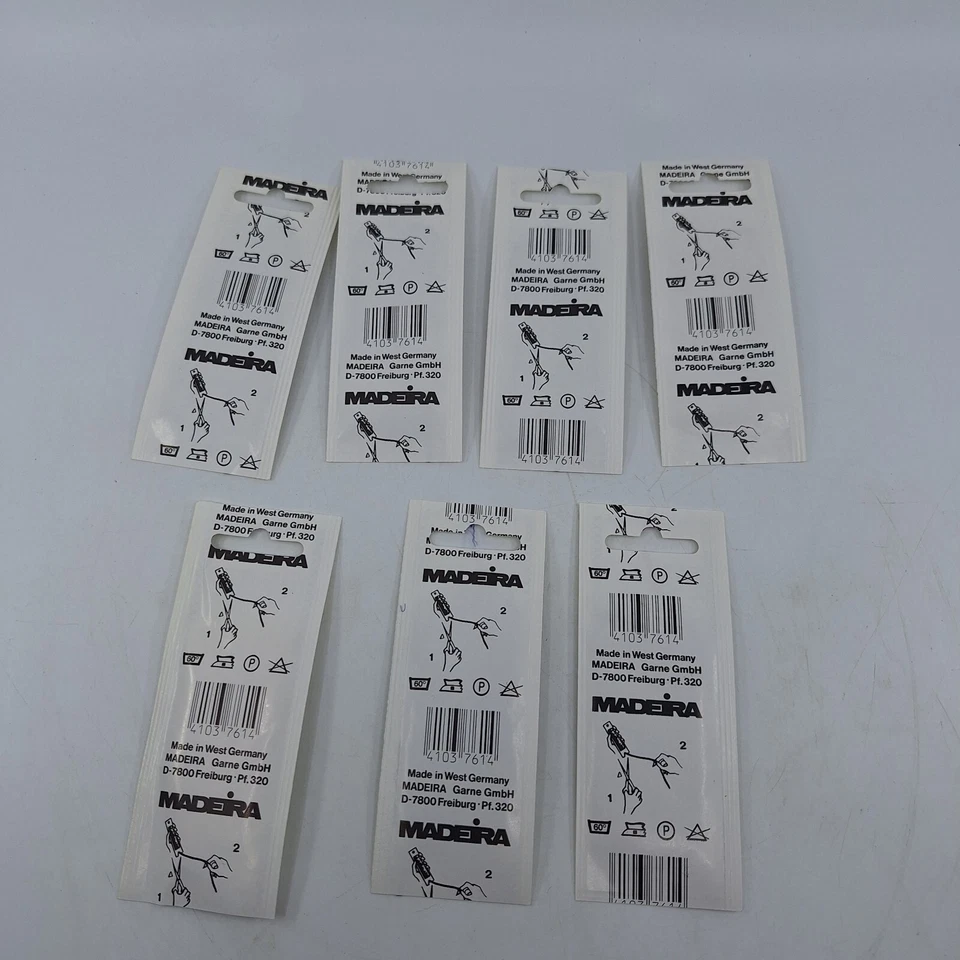 Madeira 100% Silk Embroidery Floss ~ 5.5 yards each ~ Lot of 6 Mixed Colors - Image 3 of 4