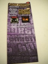 DEEP PURPLE follow smoke to Box Set rare original Record Store Promo Bin Divider
