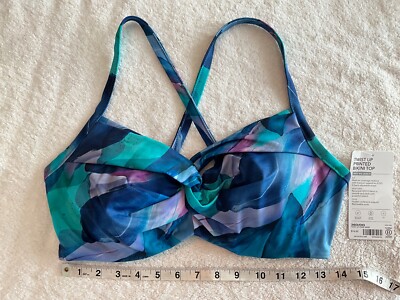 NWT Athleta 36D/DD Twist Up Bikini Top 386376 Swim Make a