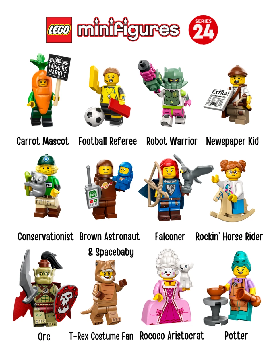 LEGO 71037 Series 24 Collectible Minifigures Minifig Authentic