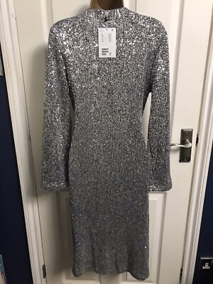 slim fit dress slacks Amarylis Sparkle Knit Mock Neck Mini Dress - GOLD KNIT main image 0
