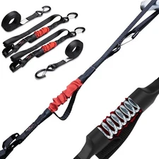 TorkStrap 2 pack M500 10' x 1'' Tork Spring Loaded Tie Down Not a Ratchet Strap