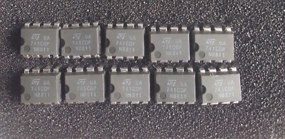 LM741CD Operationsverstärker  DIP8 SGS 1 Stück