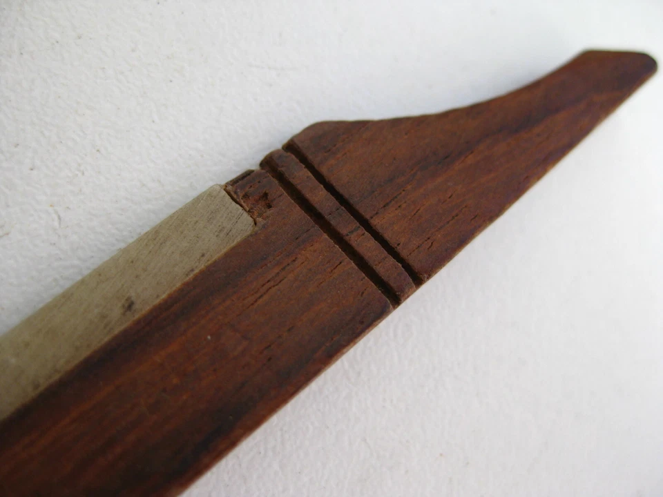 Vintage Weymann Bruno Vega Mandolin Bridge Part for Project - Image 4 of 4