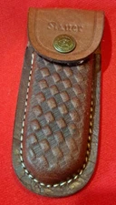 STAUER Leather Horizontal 5 INCH Sheath Very Good