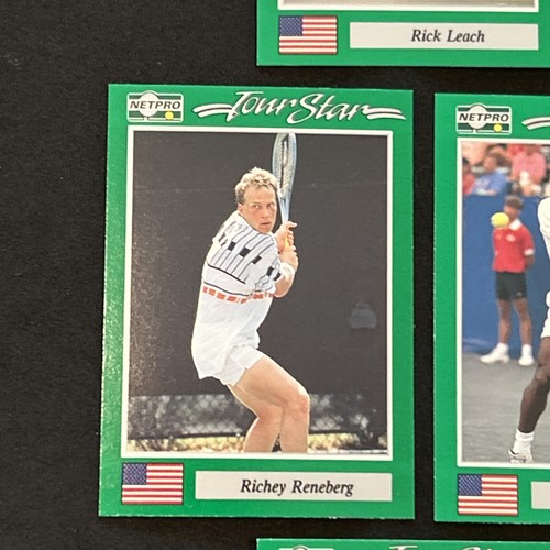 1991 MICHAEL CHANG Netpro Rookie Card RC Tennis Legend +9 USA tennis star cards - Picture 11 of 22