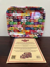 RAW Juicy Jays Large Metal Task Tray Mixed Paper 13x11