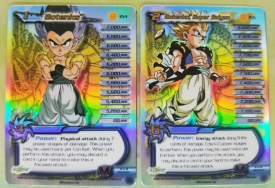 Dragon Ball Z DBZ CCG Score Super Saiyan Gotenks 154 155