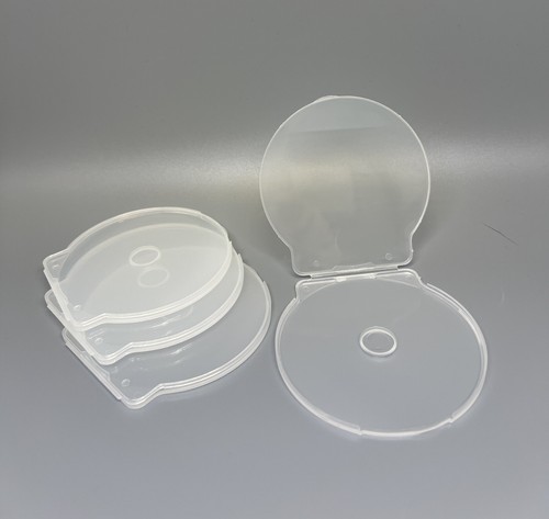 50 PCS NEW SLIM 3" MINI CD CSHELL POLY CASE, CLEAR, JS107 - Picture 2 of 3