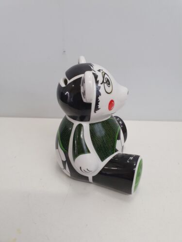 TEDDY Bear Money Box Bank Limited RITZENHOFF Decor Przybylska Football Referee - Picture 2 of 8