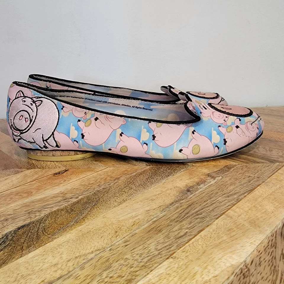 Irregular Choice Disney Toy Story Put A Cork In It Flat Shoes Hamm Pig Size 6.5 - Image 4 of 4