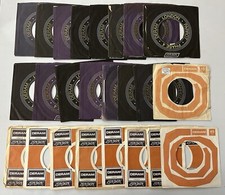 Huge Lot Of 24 Deram / London 45 RPM Record Sleeves - Company Sleeves