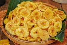 Dried mature Ceylon banana musa chips/ pure natural organic quality