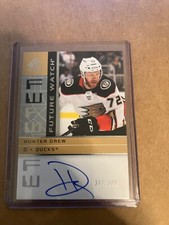 2022-23 UPPER DECK SP AUTHENTIC FUTURE WATCH RETRO  AUTO HUNTER DREW 377/399