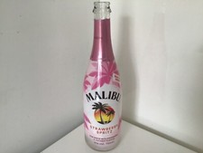 Empty Malibu Strawberry Spritz Bottle - Pink 750ml - RARE