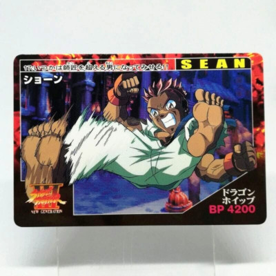17 SEAN Street Fighter   3 RD strike Arcade GAME Capcom Card BANDAI 1996