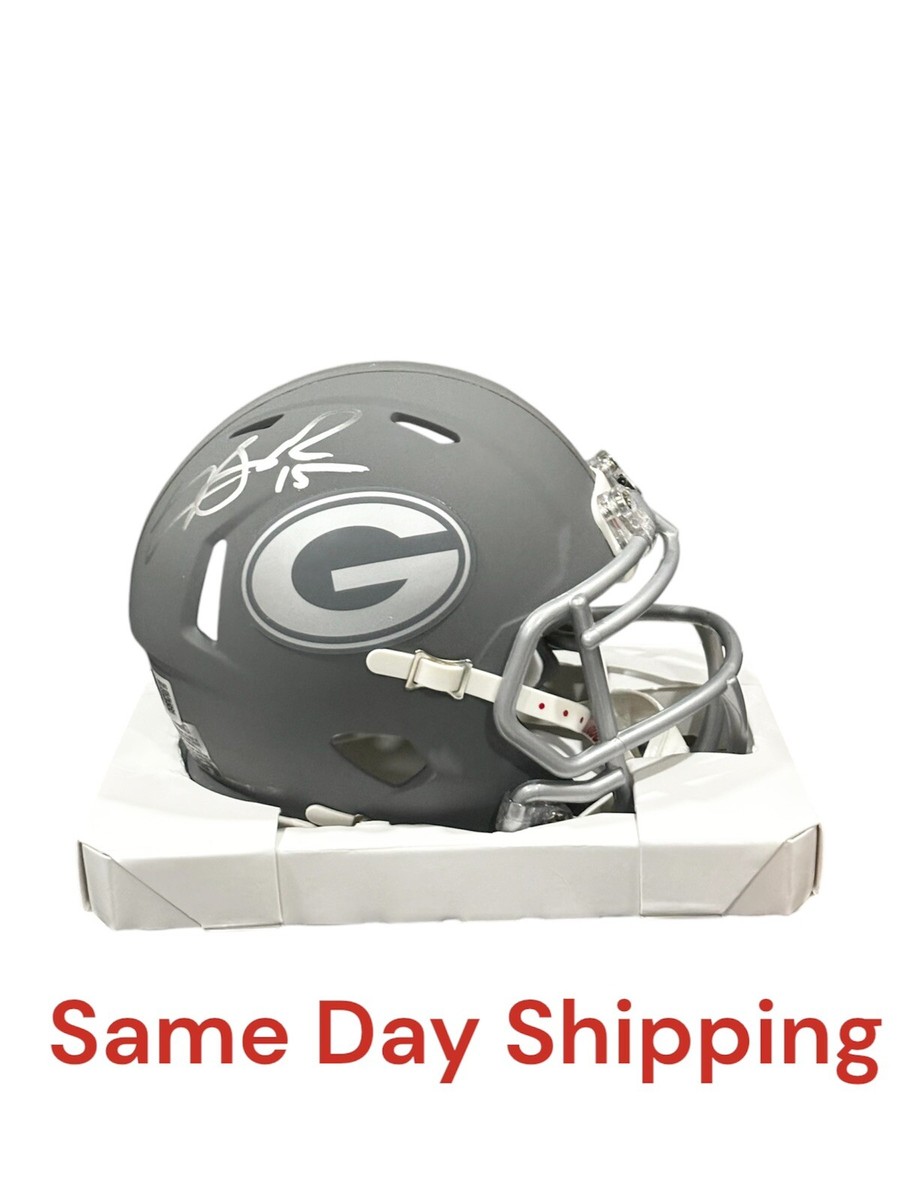 Georgia Bulldogs Carson Beck Signed Autographed Slate Mini Helmet Beckett