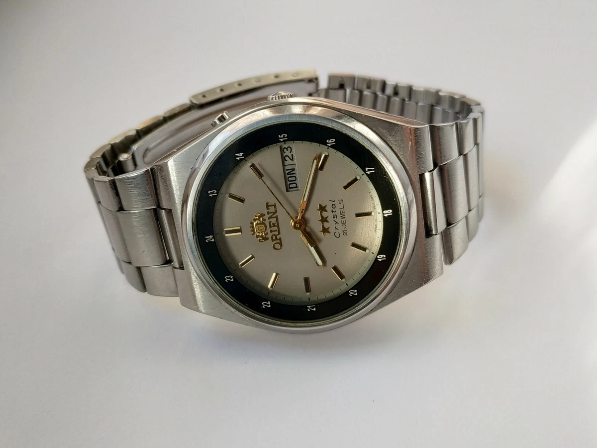 Watch orient crystal 21 deals jewels