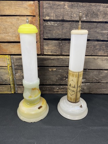 2 Eureka Tea Co. Lamps Glass Skyscraper Fluorescent All Lite Chicago - 第 3/10 張圖片
