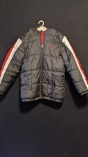 Officially Licensed Jordan Quilted Puffer Winter Coat Youth Large Black/Red
