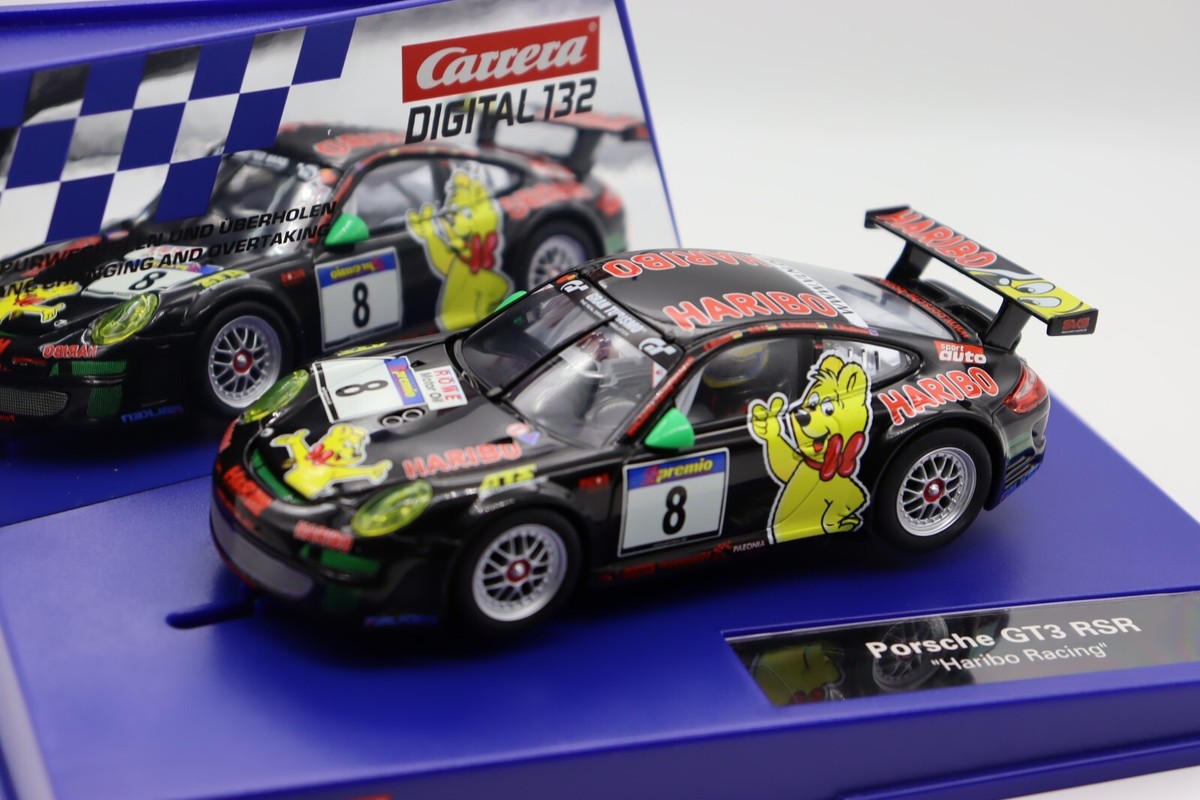 【スロットカー】Carrera ポルシェGT3 RSR HARIBO Carrera Digital 1 32 Porsche GT3 RSR “Haribo Racing