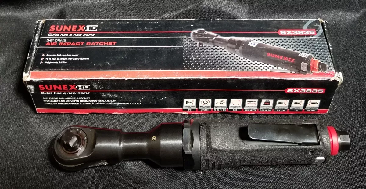 Sunex Tools SX3835 HD 3 8 Inch Air Impact Ratchet Wrench eBay