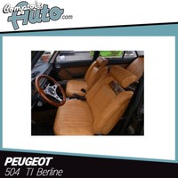Bezug Vordersitze Und RüCksitz Sahara Peugeot 504 Ti Limousine