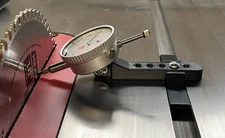 Table Saw Alignment Gauge with Dial Indicator - Align Saw Blade & Fence!