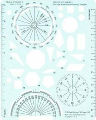 Everyday Mathematics Geometry Template, Paperback by Wright Group/McGraw-Hill...