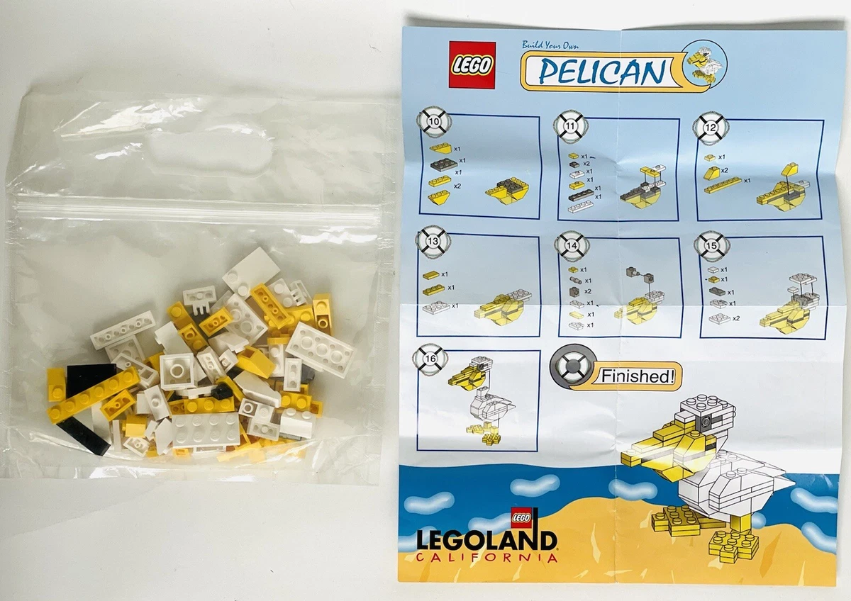 LEGO llca3 Pelican Sculpture Legoland California complete set eBay