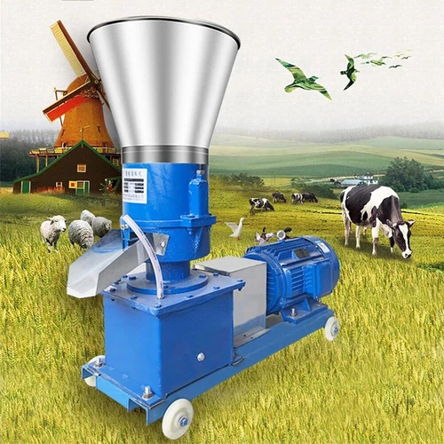 Máquina de pellets de alimentación, equipo de cría doméstica, máquina de pellets de aves de corral para animales - Imagen 2 de 6
