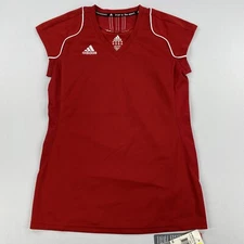 Adidas Womens S/S Shirt OFld CC Cp Jr Red/White Size XS