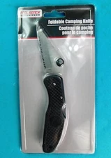 Genuine Tool Bench Hardware Black Camping Folding Pocket Knife