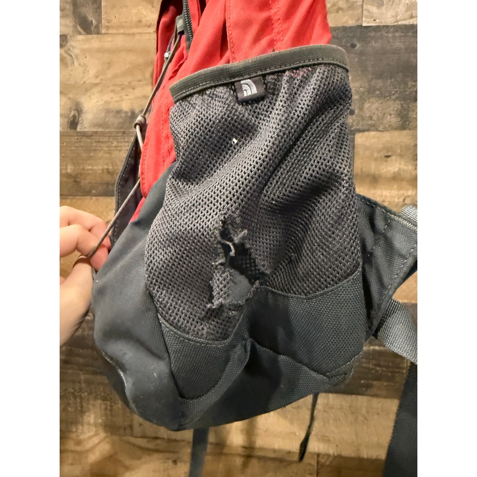 North Face Jester Backpack- Red/Gray - image 4