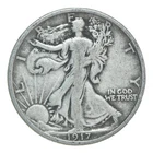 1917-D REV Walking Liberty Half Dollar CIRC 90% Silver *8562