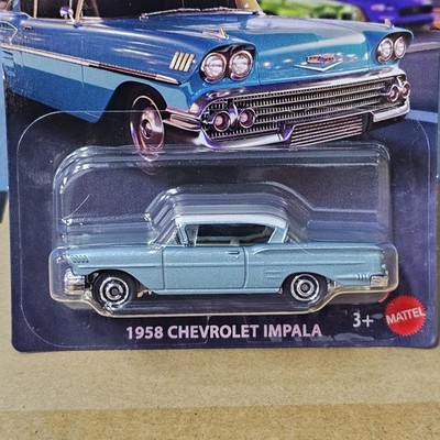 ミニカー CHEVY IMPARA ミニカー 1/24 MOTORMAX 1958 シボレー インパラ ローライダー 紫色